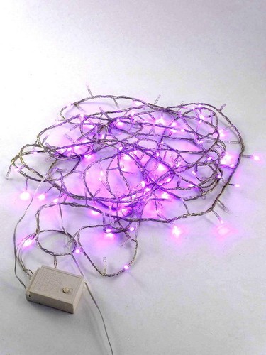 180 luci led rosa fucsia - led, con