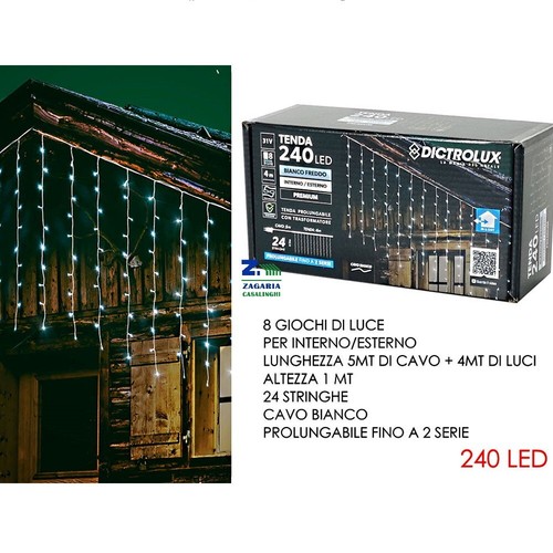 Tenda luminosa luci natalizie - luminosa,